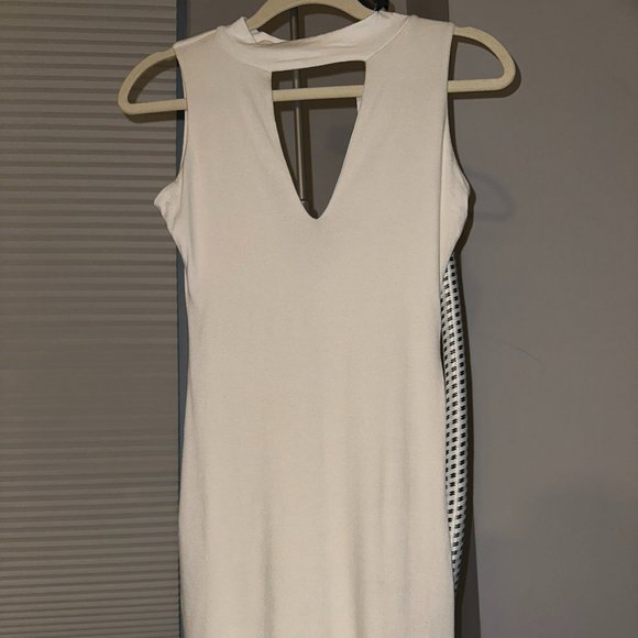 White Bodycon Mini Dress, NWT, Size M - Picture 1 of 5